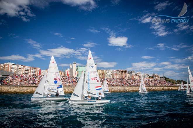 Santander 2014 ISAF Sailing World Championships - Packed crowd for the 470 medal races ©  Jesus Renedo / Sailing Energy http://www.sailingenergy.com/